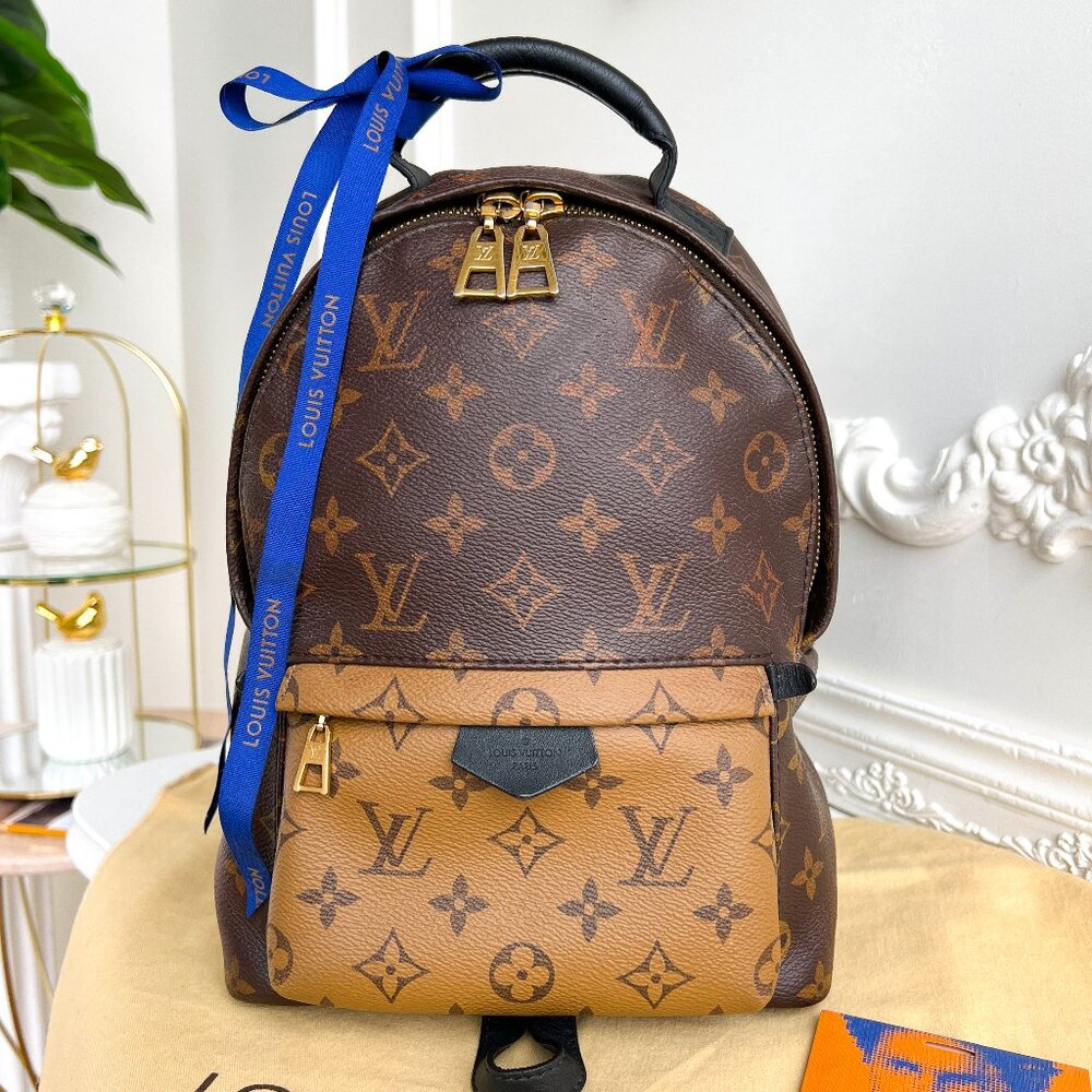 Authentic Louis Vuitton Backpack PM Palm Springs Monogram Bag FL3146  B0928
